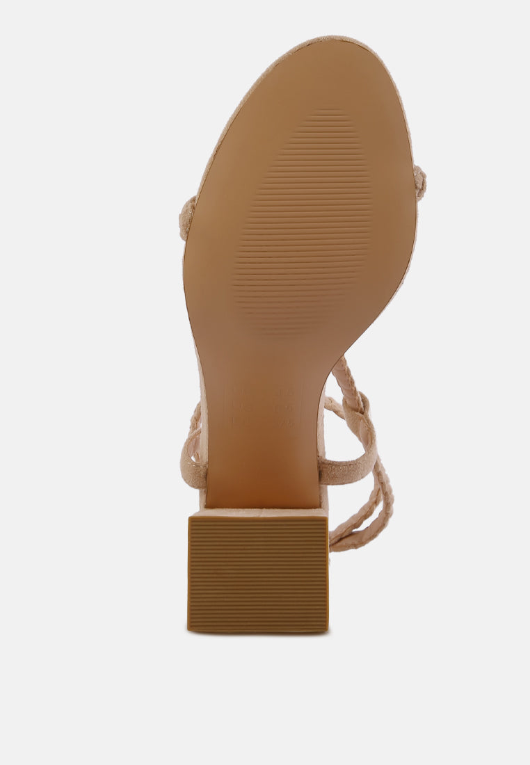 smoosh braided block heel sandals by ruw#color_beige