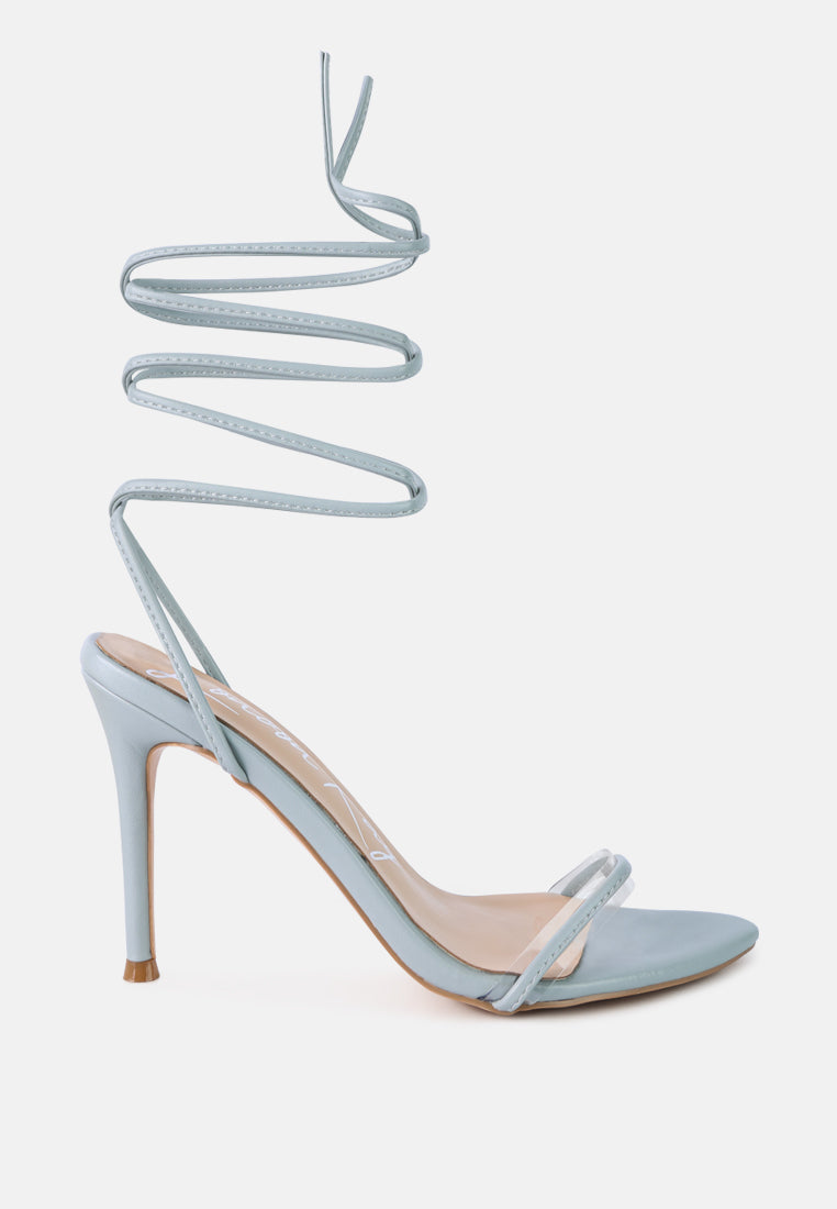 sphynx high heel lace up heels by ruw#color_blue