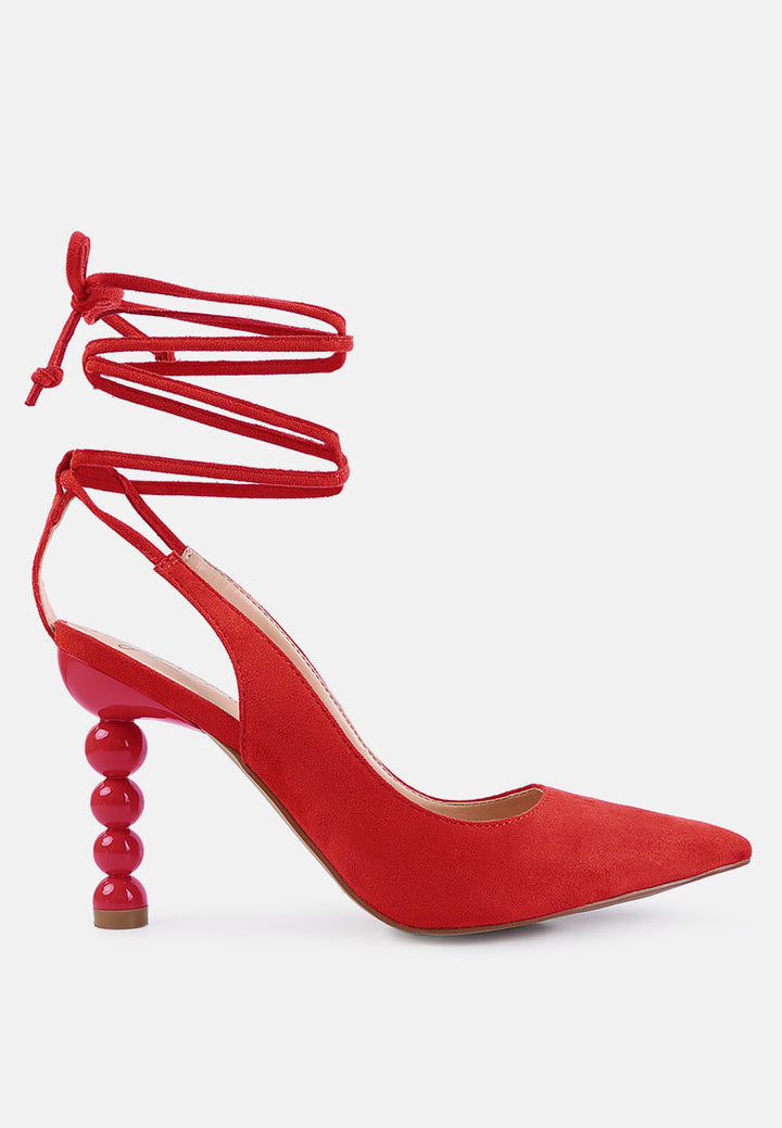 spiced night fantasy heel lace-up sandals by ruw#color_red