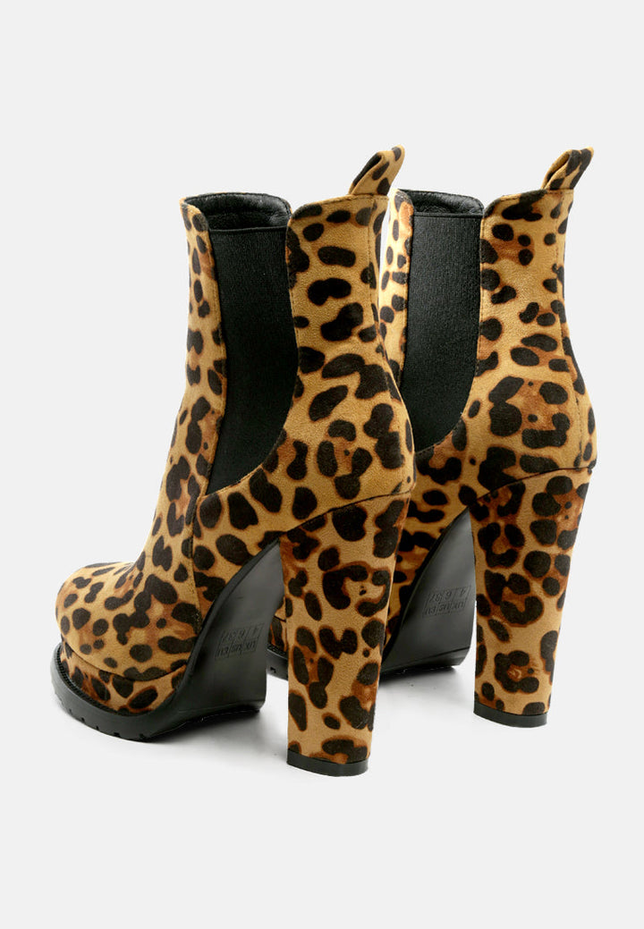 spire suede block heeled boots by ruw#color_leopard