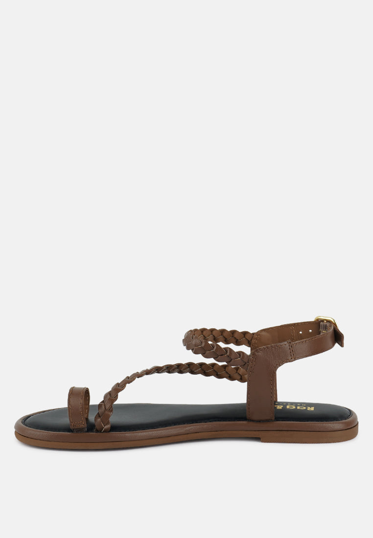 stallone braided flat sandals#color_tan