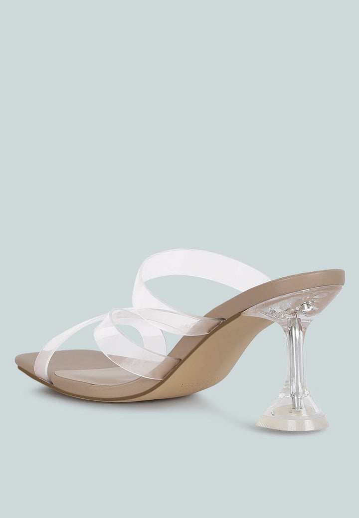 star ivy clear spool heeled sandal by ruw#color_camel