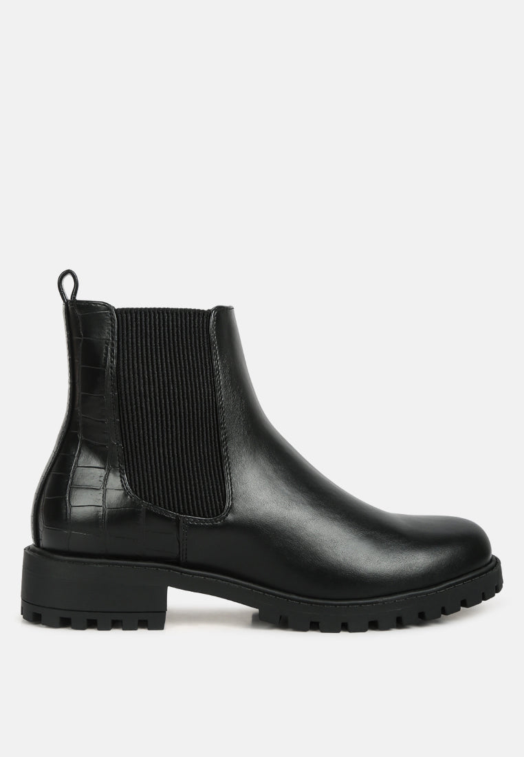 stella croc back chelsea boots by ruw#color_black