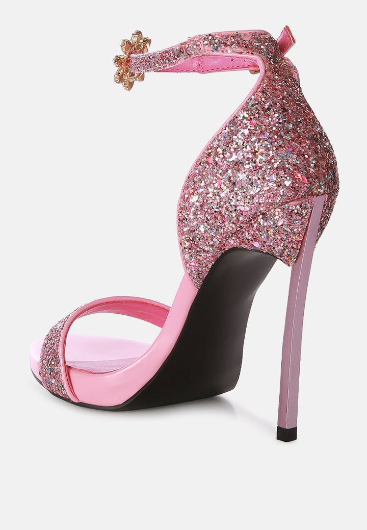 straight fire high heel glitter stilettos by ruw#color_pink