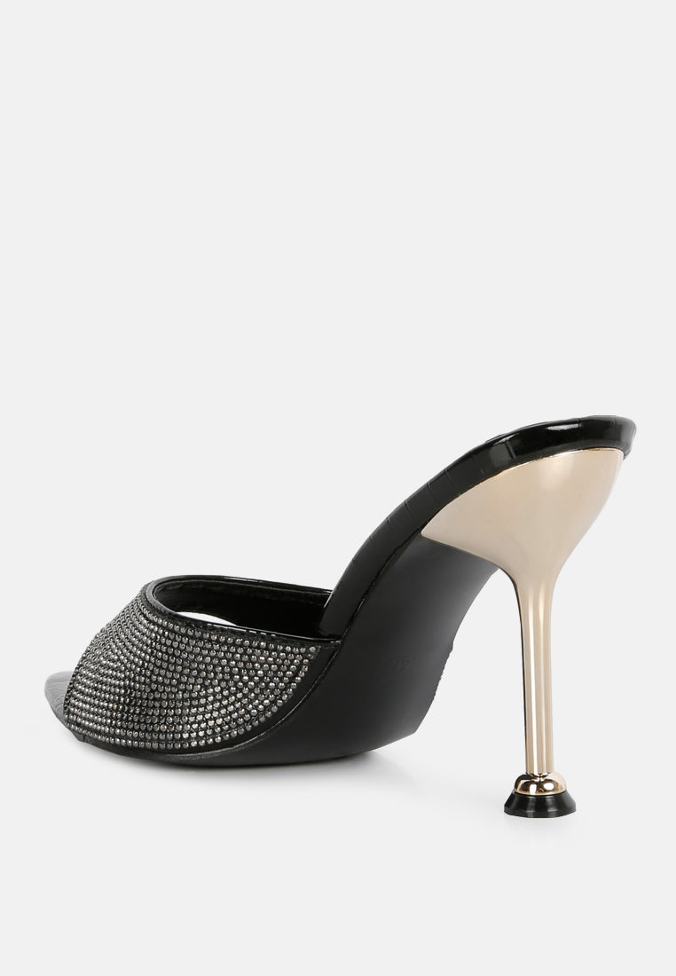 sundai rhinestone embellished stiletto sandals by ruw#color_black