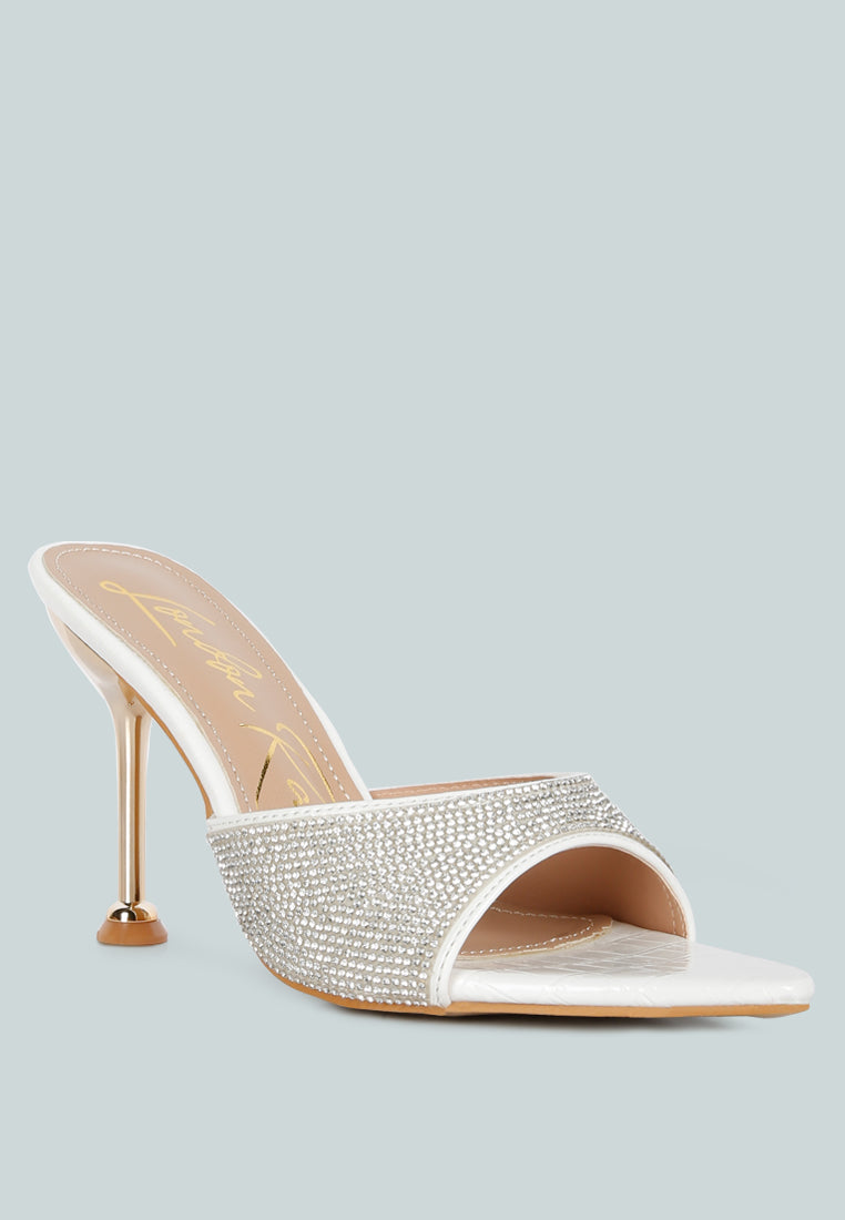 sundai rhinestone embellished stiletto sandals by ruw#color_white