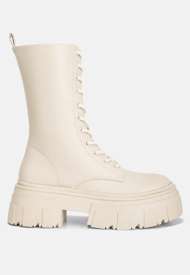 tatum combat boots by ruw | Women Boots | London Rag
