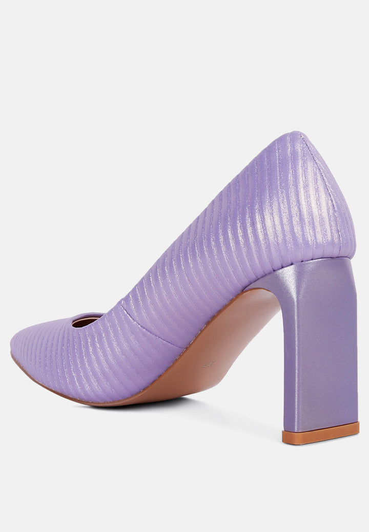 tickles italian block heel pumps by ruw#color_purple