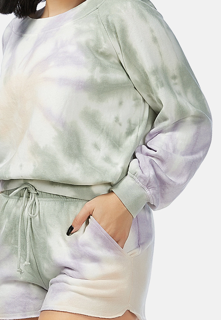 tie dye sweat top by ruw#color_grey