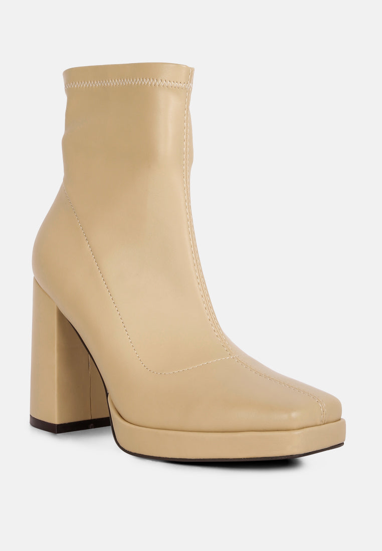 tintin square toe ankle heeled boots by ruw#color_beige