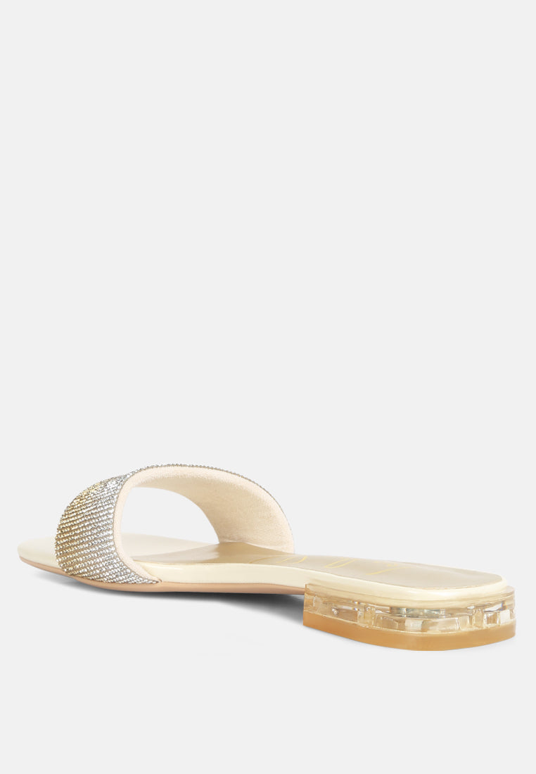 top flirt rhinestone slip on sandals by ruw#color_beige