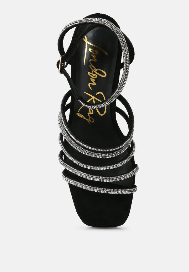 tricks high block heel sandals by ruw#color_black