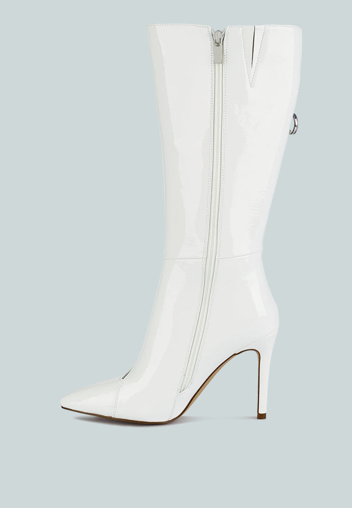 tsaroh zip around calf boot by ruw#color_white