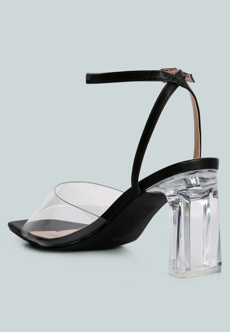 twinkle clear block heel sandal by ruw#color_black
