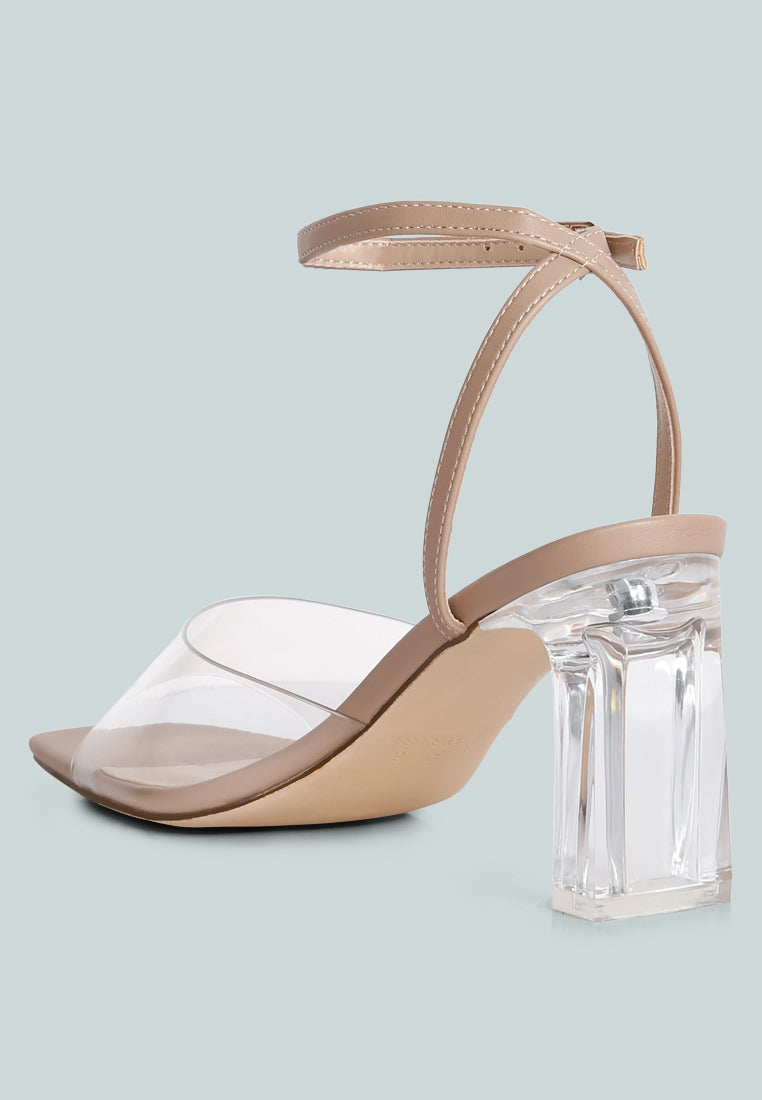 twinkle clear block heel sandal by ruw#color_camel
