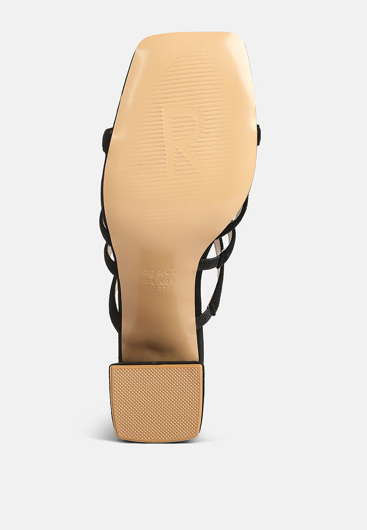 valentina strappy casual block heel sandals by ruw#color_black