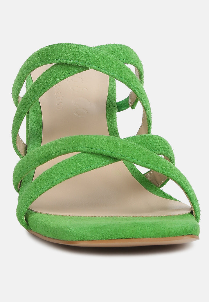 strappy casual block heel sandals#color_mint-green
