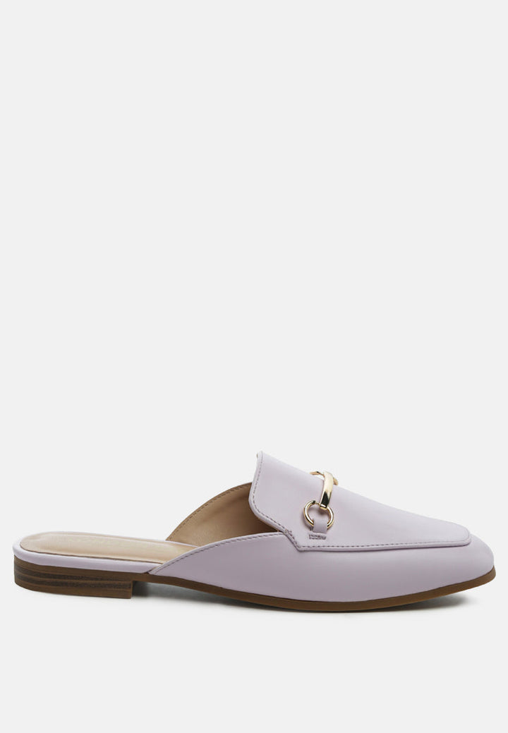 vasiliki faux leather flat mules by ruw#color_purple