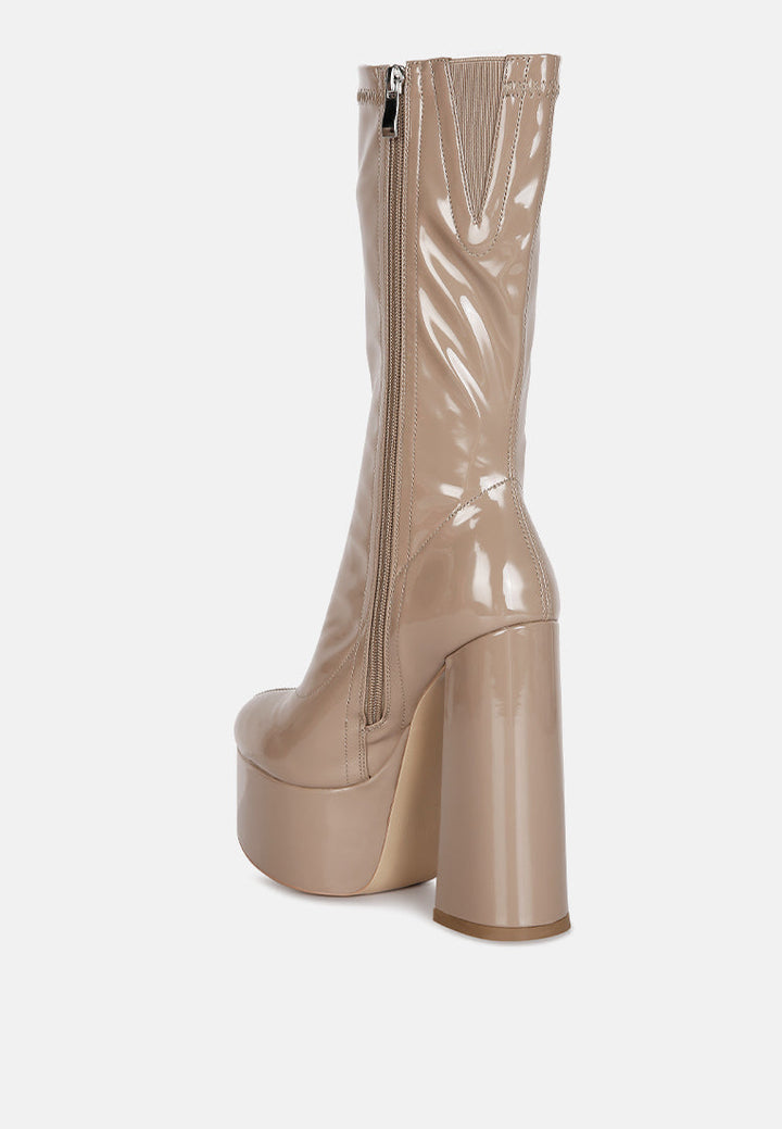 vinkele block heeled ankle boot by ruw#color_taupe