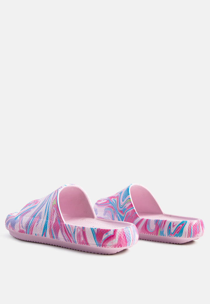 whirl marbling dip dye slides by ruw#color_pink