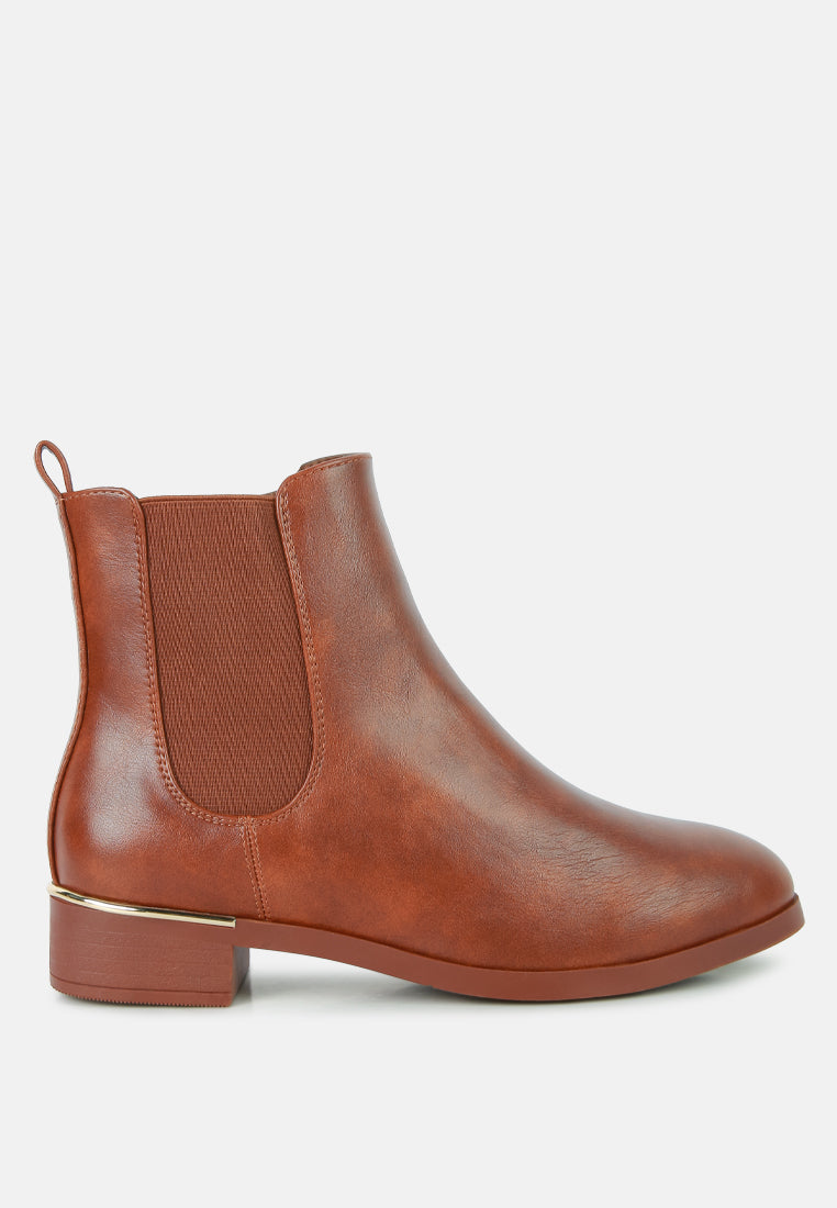 yacht winter basic ankle boots by ruw#color_brown