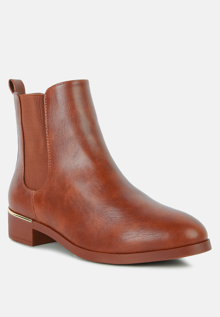 yacht winter basic ankle boots by ruw#color_brown